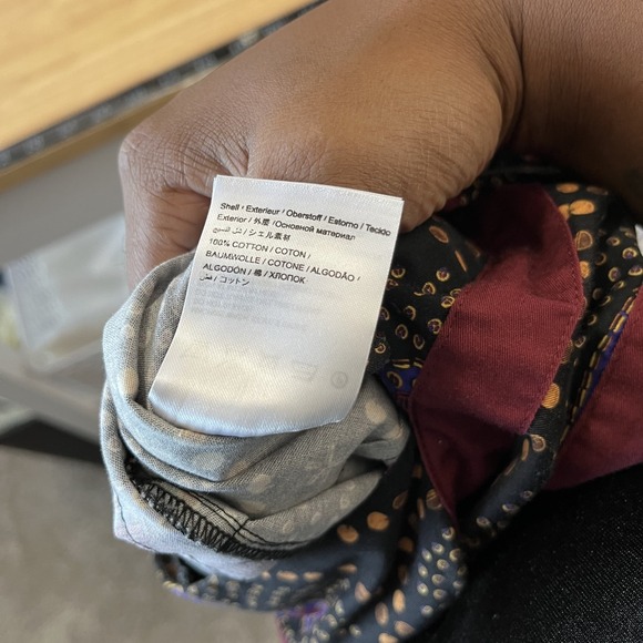 NEW Farm Rio Women Maxi‎ Jumpsuit Medium Black Hearts Deep V Whimsigoth Dark - Picture 16 of 16